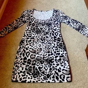 Animal print dress